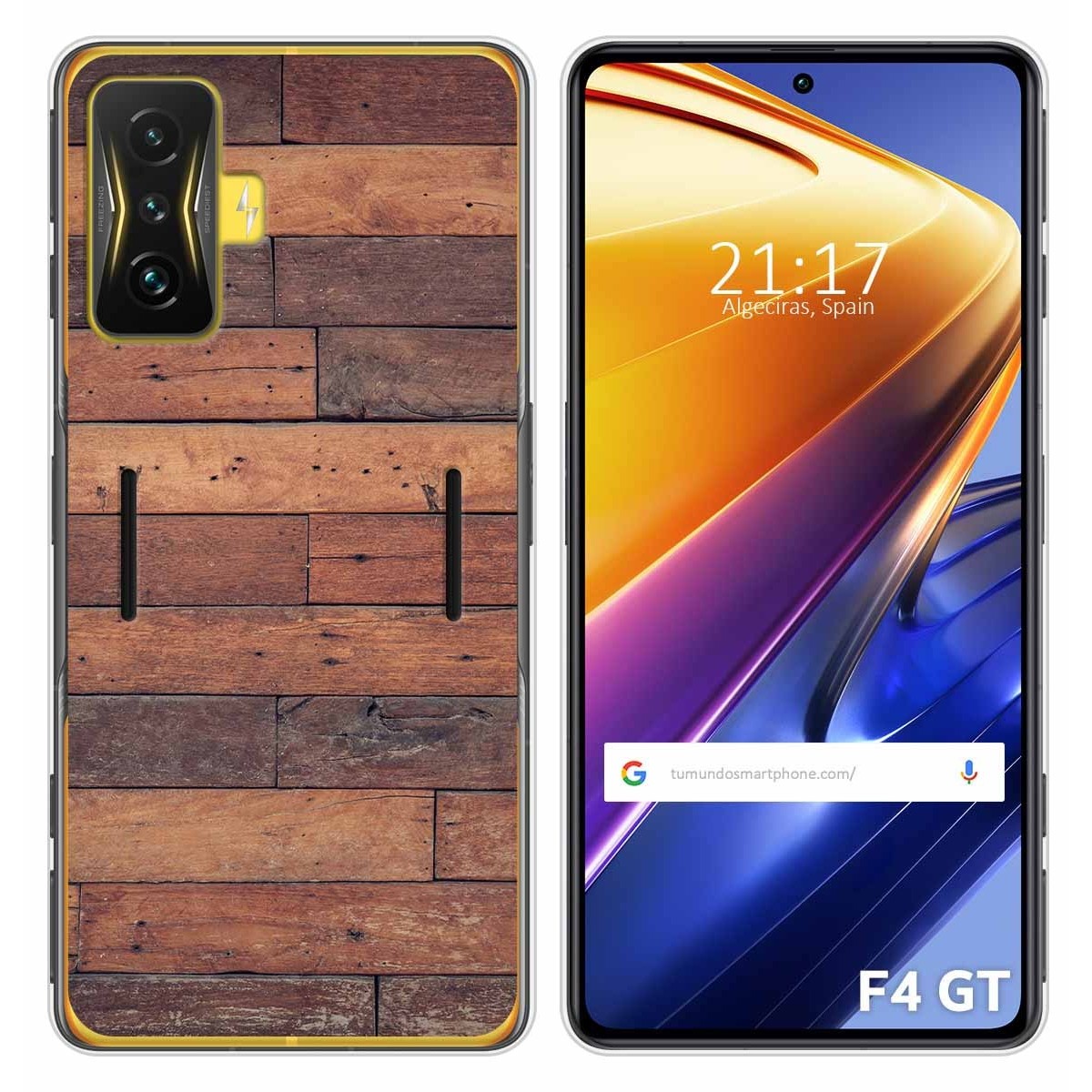 Funda Silicona para Xiaomi POCO F4 GT 5G diseño Madera 03 Dibujos