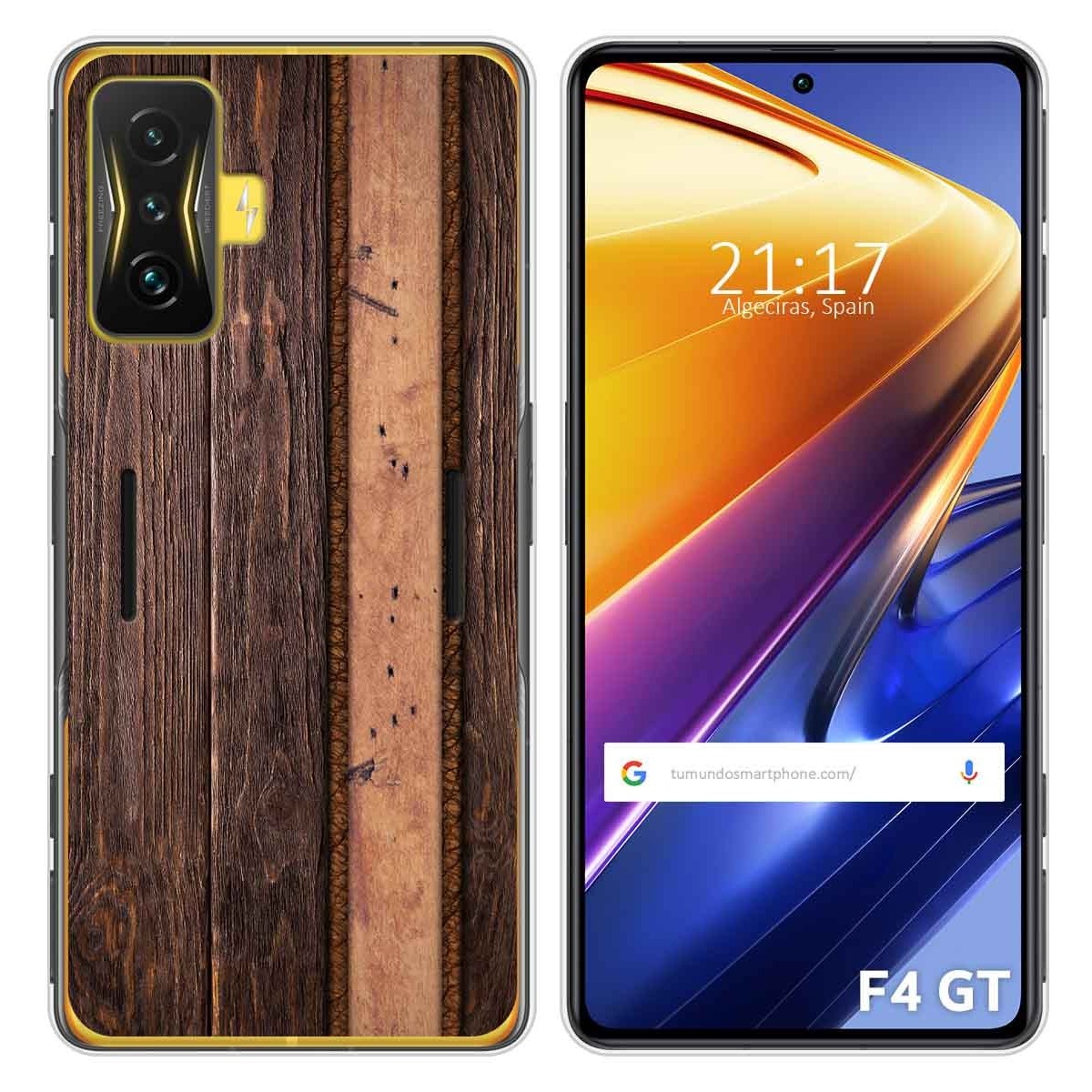 Funda Silicona para Xiaomi POCO F4 GT 5G diseño Madera 05 Dibujos