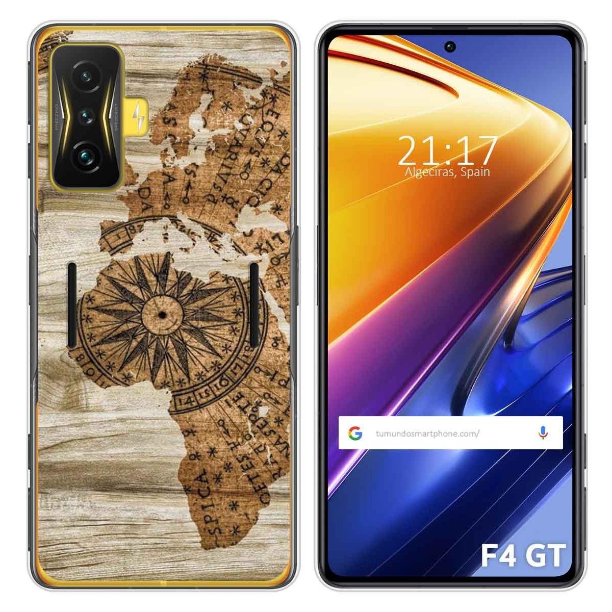 Funda Silicona para Xiaomi POCO F4 GT 5G diseño Madera 07 Dibujos