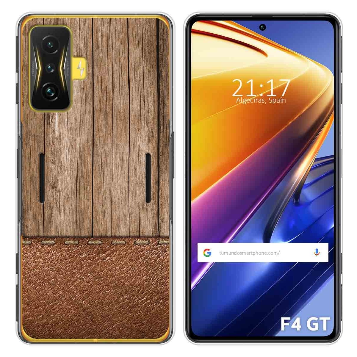 Funda Silicona para Xiaomi POCO F4 GT 5G diseño Madera 09 Dibujos