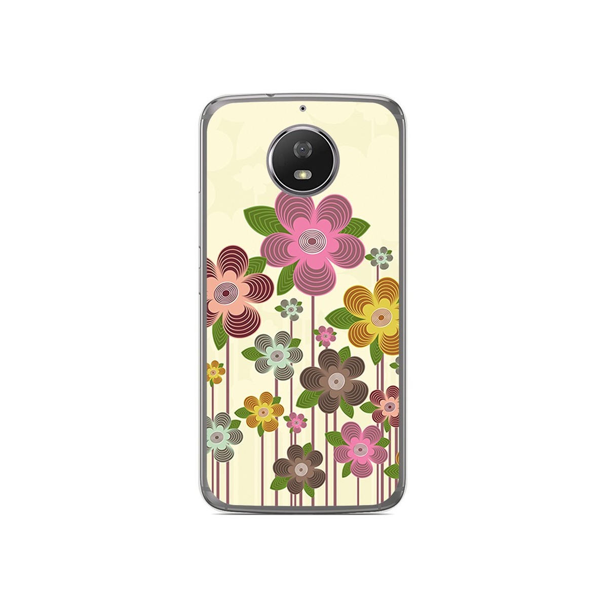 Funda Gel Tpu para Motorola Moto G5S Diseño Primavera En Flor  Dibujos
