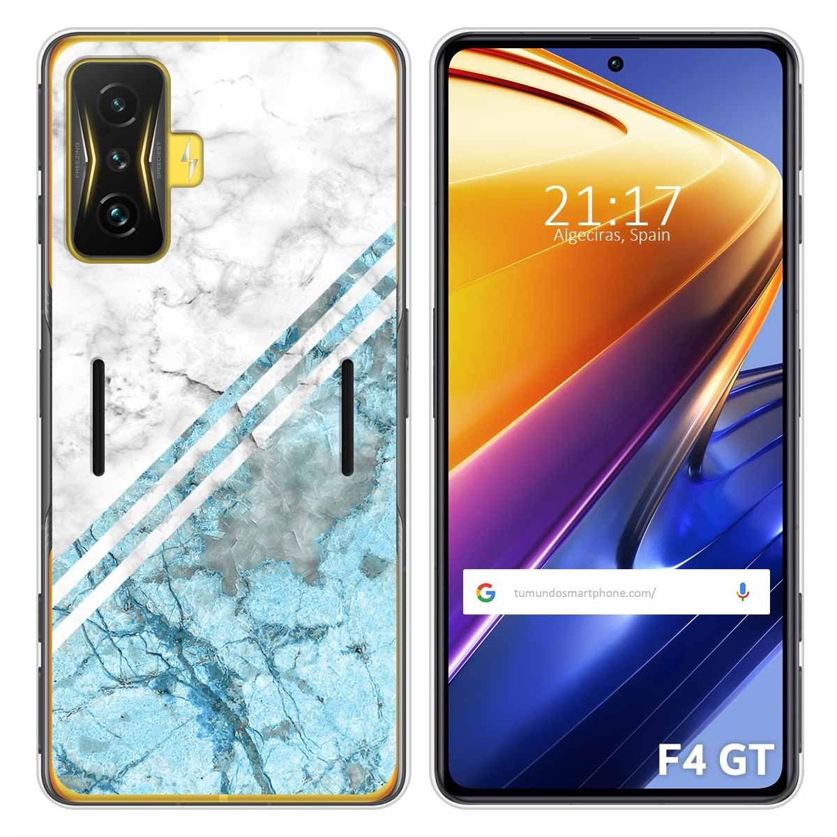 Funda Silicona para Xiaomi POCO F4 GT 5G diseño Mármol 02 Dibujos