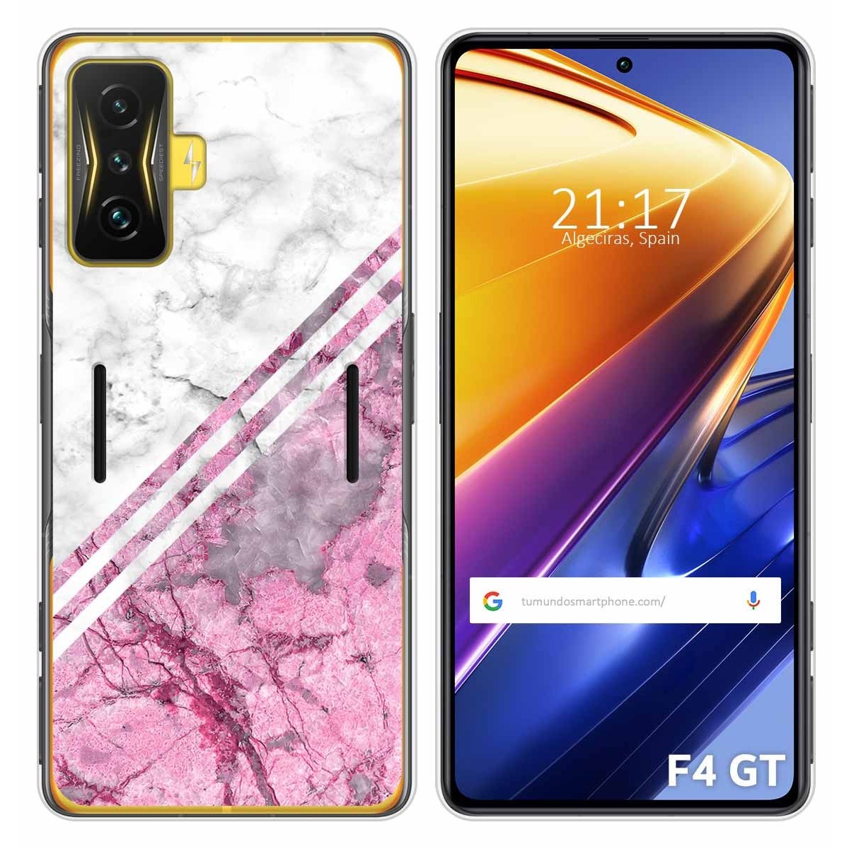 Funda Silicona para Xiaomi POCO F4 GT 5G diseño Mármol 03 Dibujos