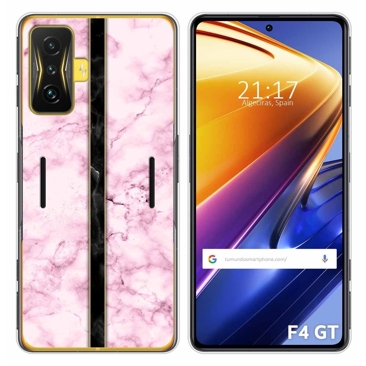 Funda Silicona para Xiaomi POCO F4 GT 5G diseño Mármol 04 Dibujos