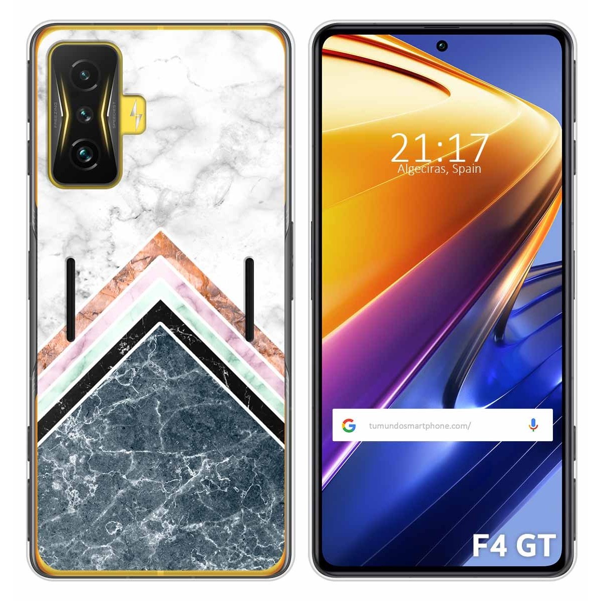 Funda Silicona para Xiaomi POCO F4 GT 5G diseño Mármol 05 Dibujos