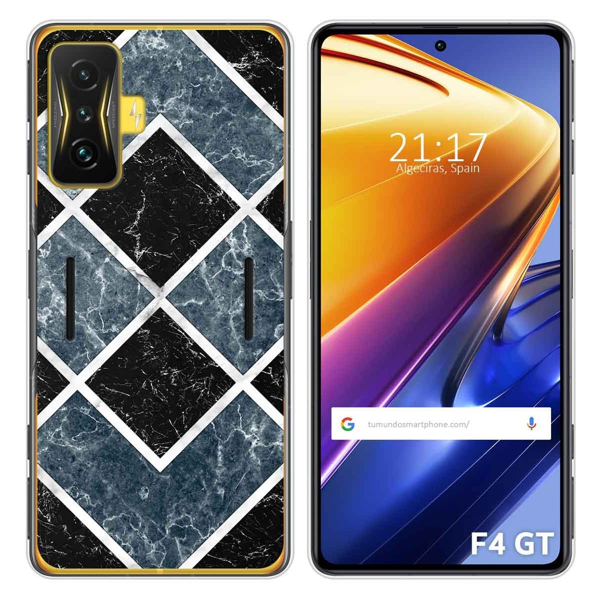 Funda Silicona para Xiaomi POCO F4 GT 5G diseño Mármol 06 Dibujos