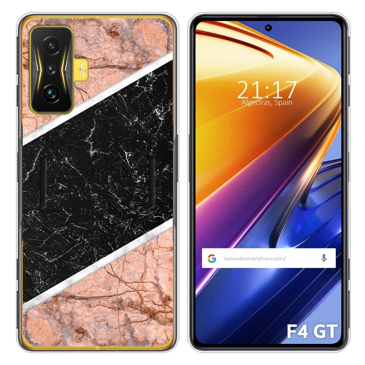 Funda Silicona para Xiaomi POCO F4 GT 5G diseño Mármol 07 Dibujos