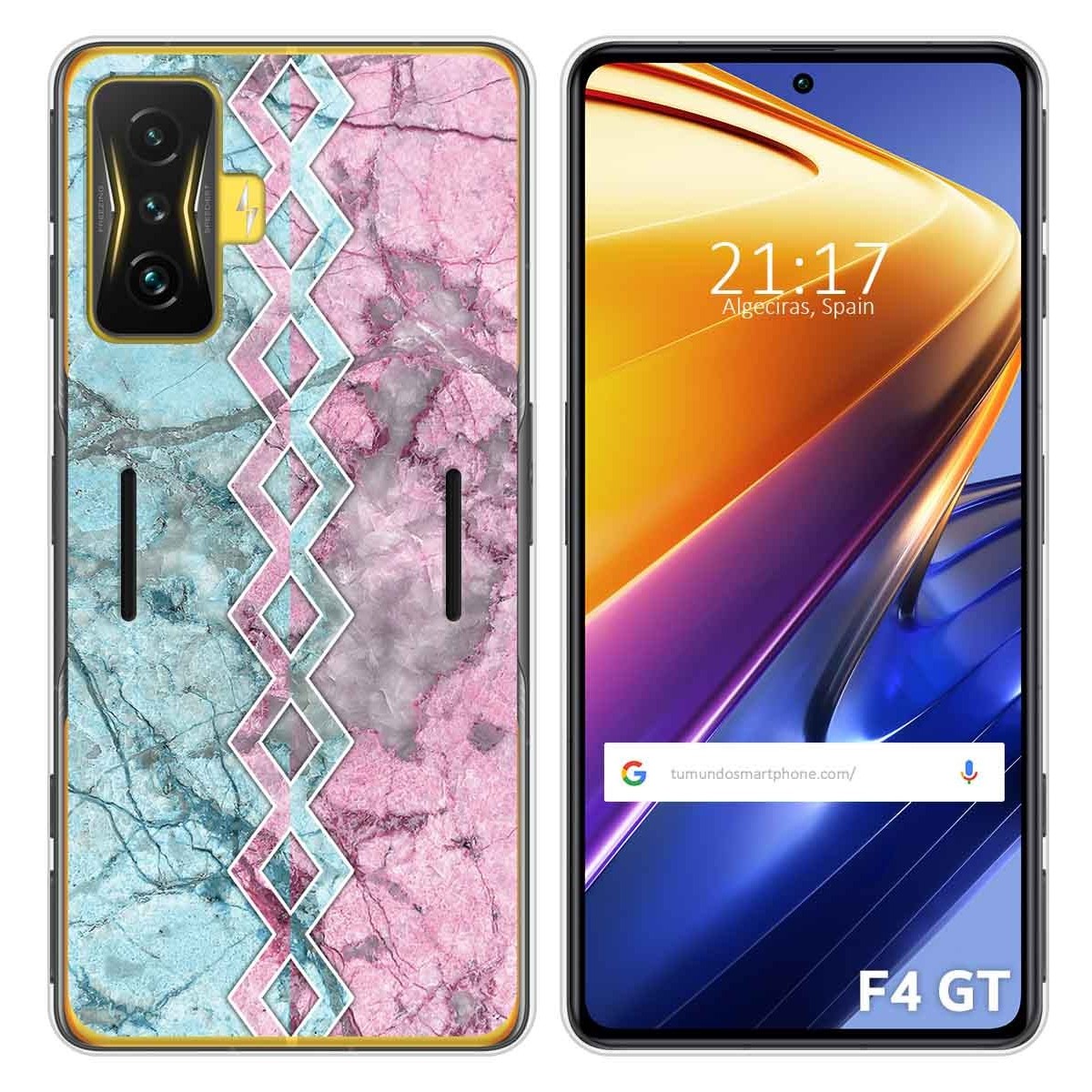 Funda Silicona para Xiaomi POCO F4 GT 5G diseño Mármol 08 Dibujos