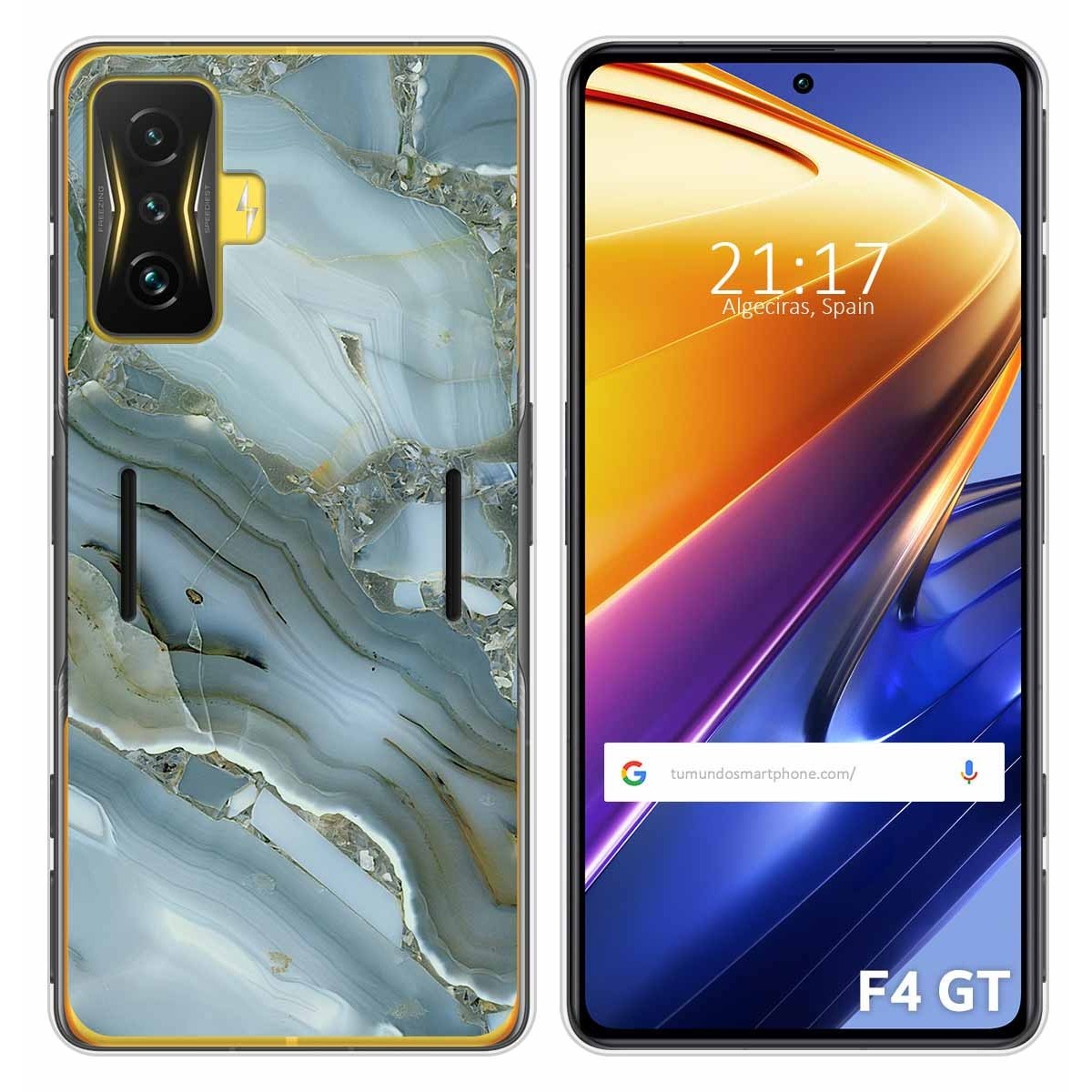 Funda Silicona para Xiaomi POCO F4 GT 5G diseño Mármol 09 Dibujos