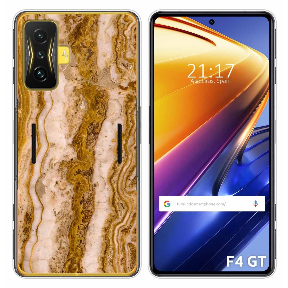 Funda Silicona para Xiaomi POCO F4 GT 5G diseño Mármol 10 Dibujos