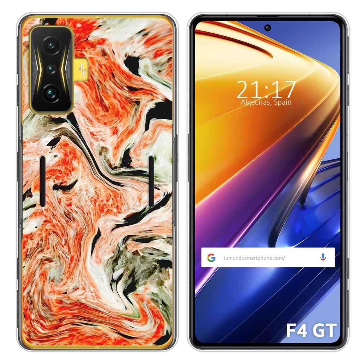 Funda Silicona para Xiaomi POCO F4 GT 5G diseño Mármol 12 Dibujos
