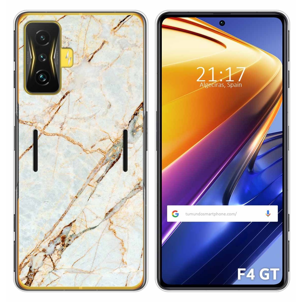 Funda Silicona para Xiaomi POCO F4 GT 5G diseño Mármol 13 Dibujos