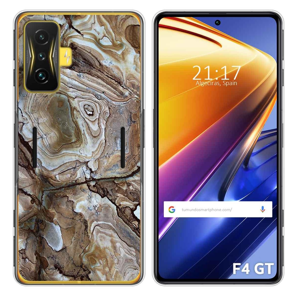 Funda Silicona para Xiaomi POCO F4 GT 5G diseño Mármol 14 Dibujos
