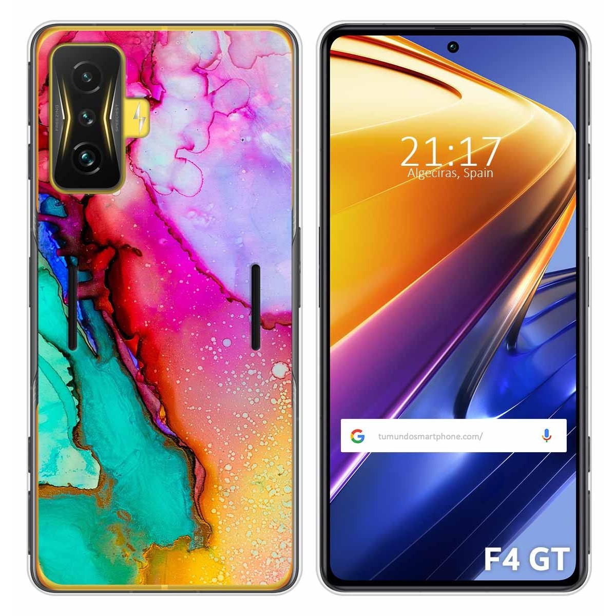 Funda Silicona para Xiaomi POCO F4 GT 5G diseño Mármol 15 Dibujos