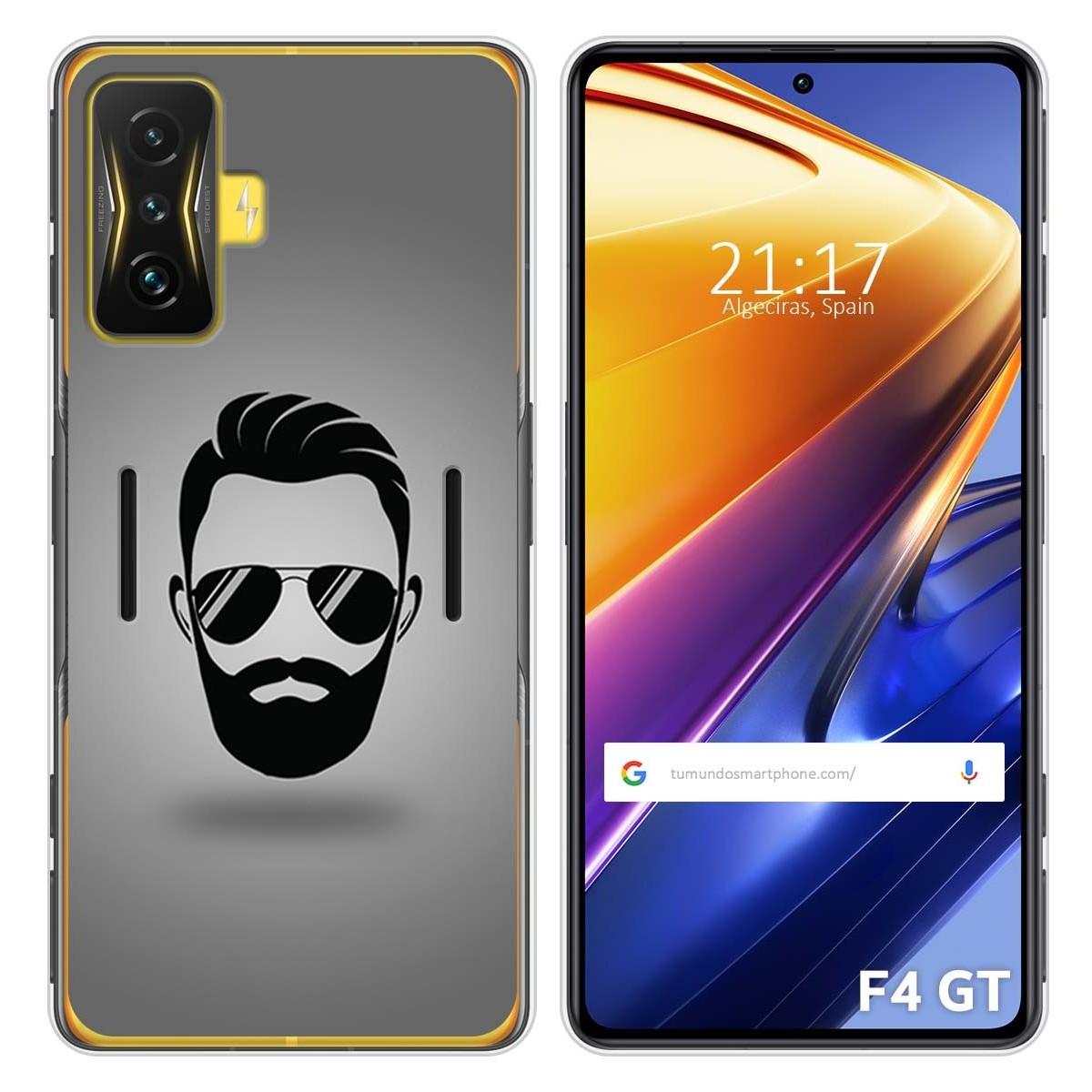 Funda Silicona para Xiaomi POCO F4 GT 5G diseño Barba Dibujos