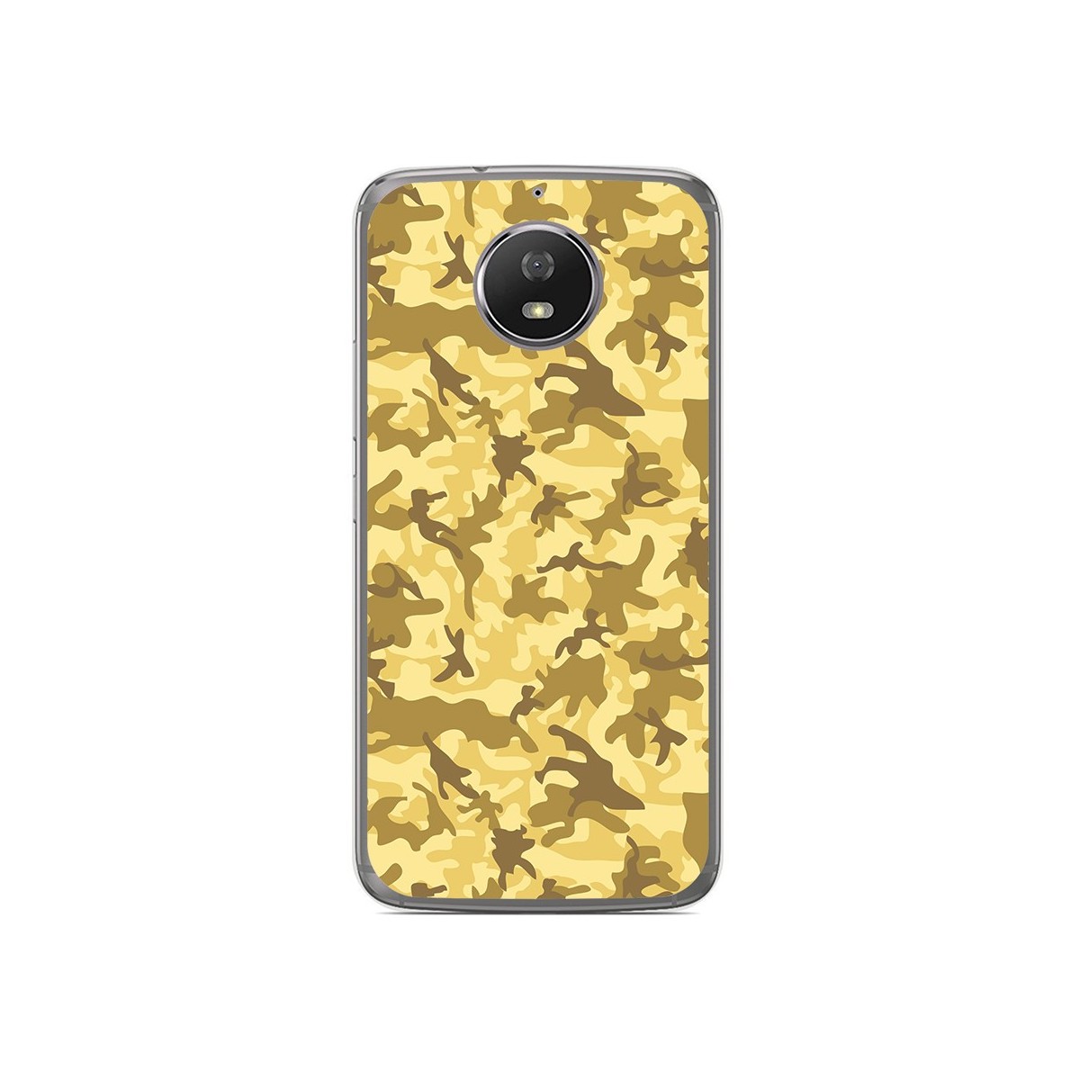 Funda Gel Tpu para Motorola Moto G5S Diseño Sand Camuflaje Dibujos