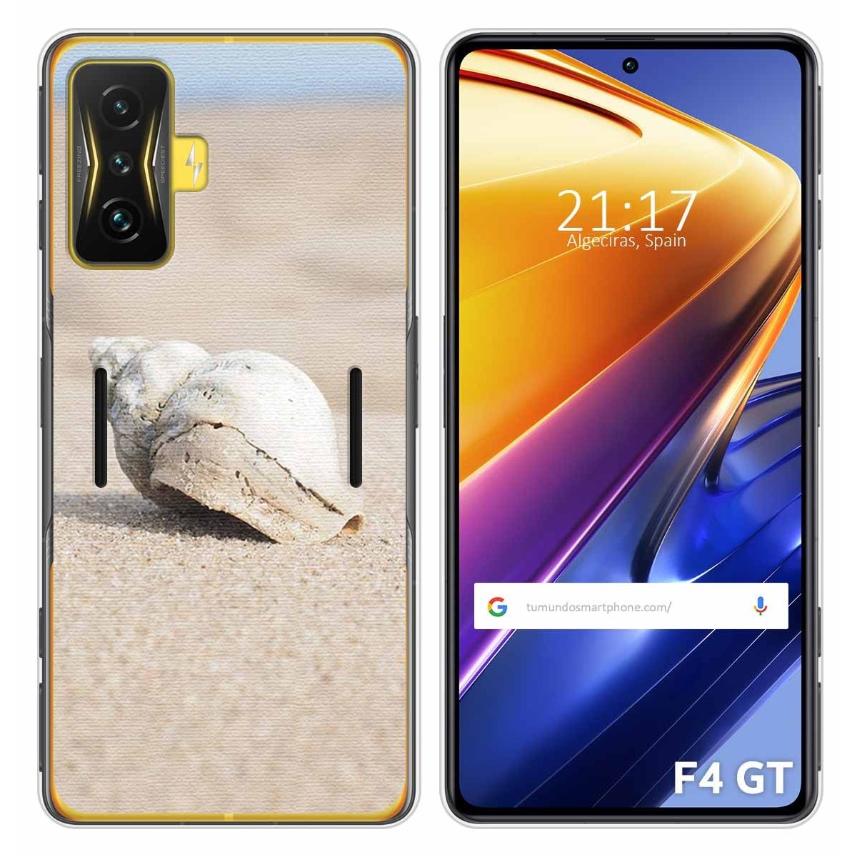 Funda Silicona para Xiaomi POCO F4 GT 5G diseño Concha Dibujos