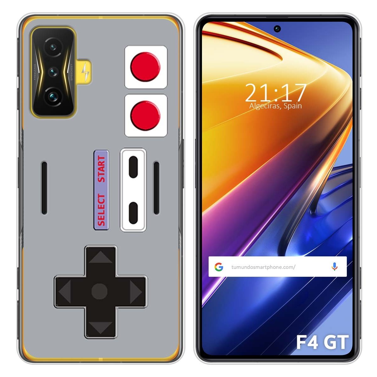 Funda Silicona para Xiaomi POCO F4 GT 5G diseño Consola Dibujos