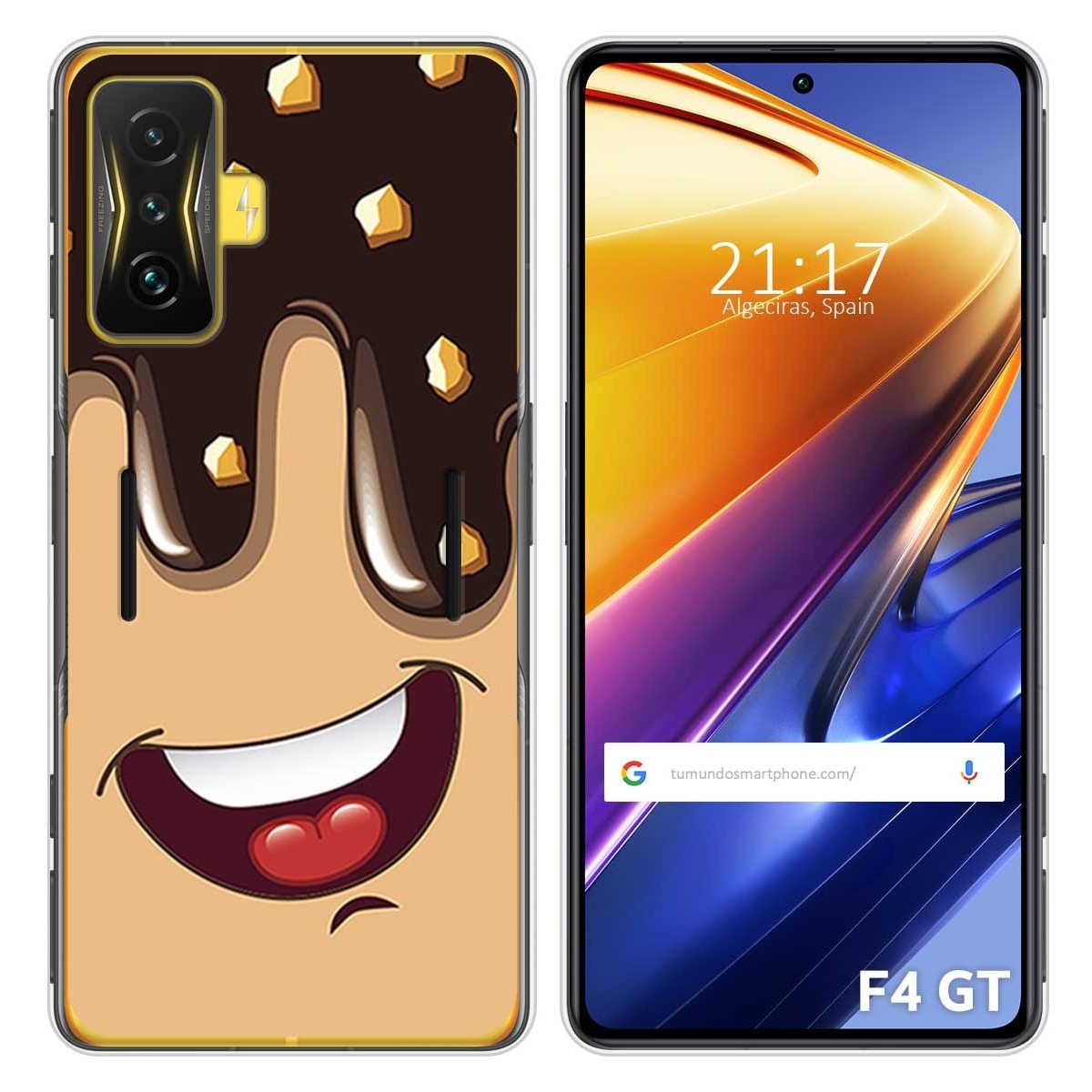 Funda Silicona para Xiaomi POCO F4 GT 5G diseño Helado Chocolate Dibujos
