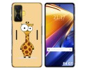 Funda Silicona para Xiaomi POCO F4 GT 5G diseño Jirafa Dibujos