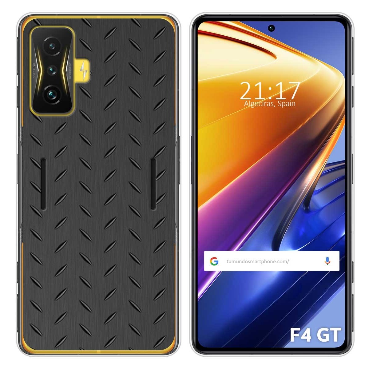 Funda Silicona para Xiaomi POCO F4 GT 5G diseño Metal Dibujos
