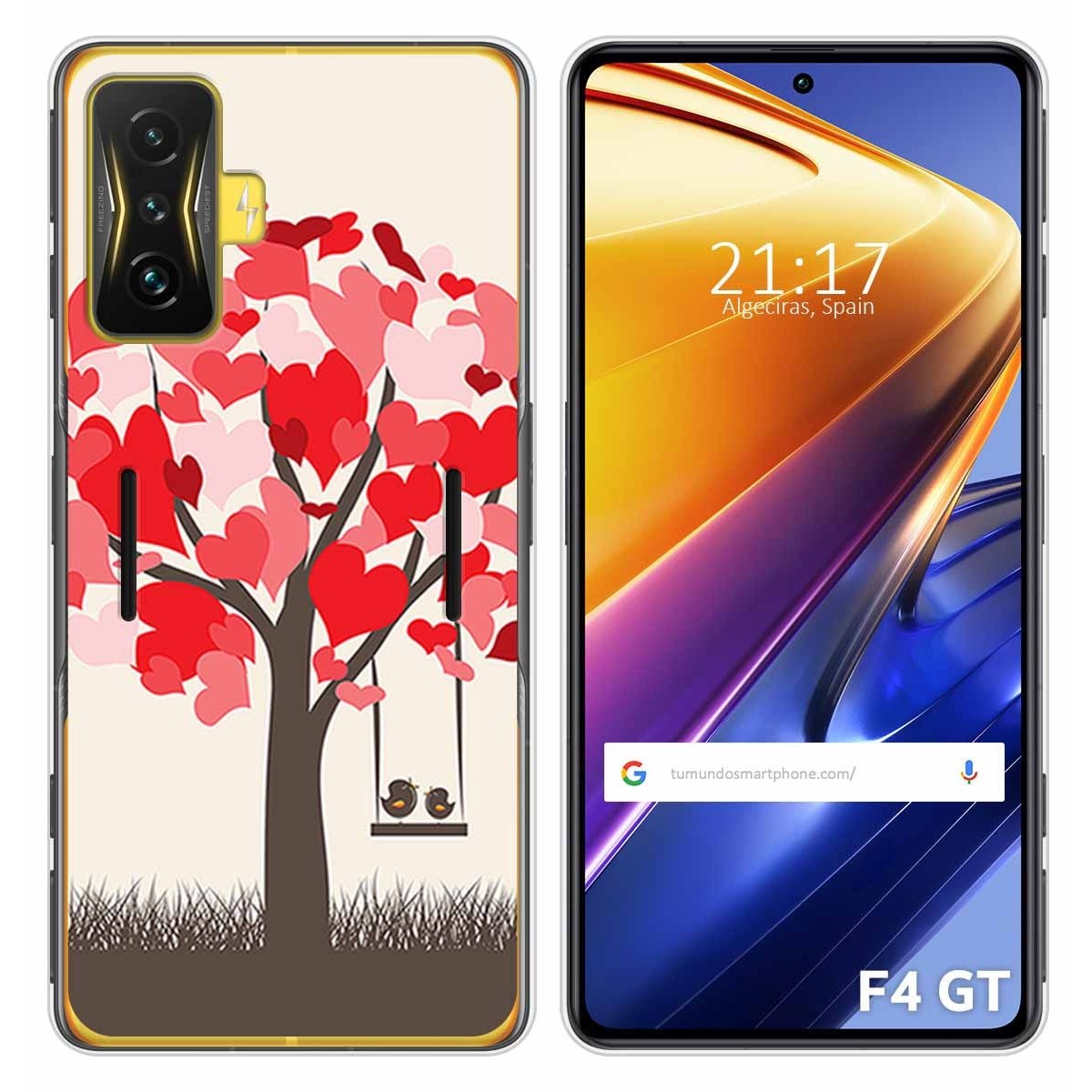 Funda Silicona para Xiaomi POCO F4 GT 5G diseño Pajaritos Dibujos