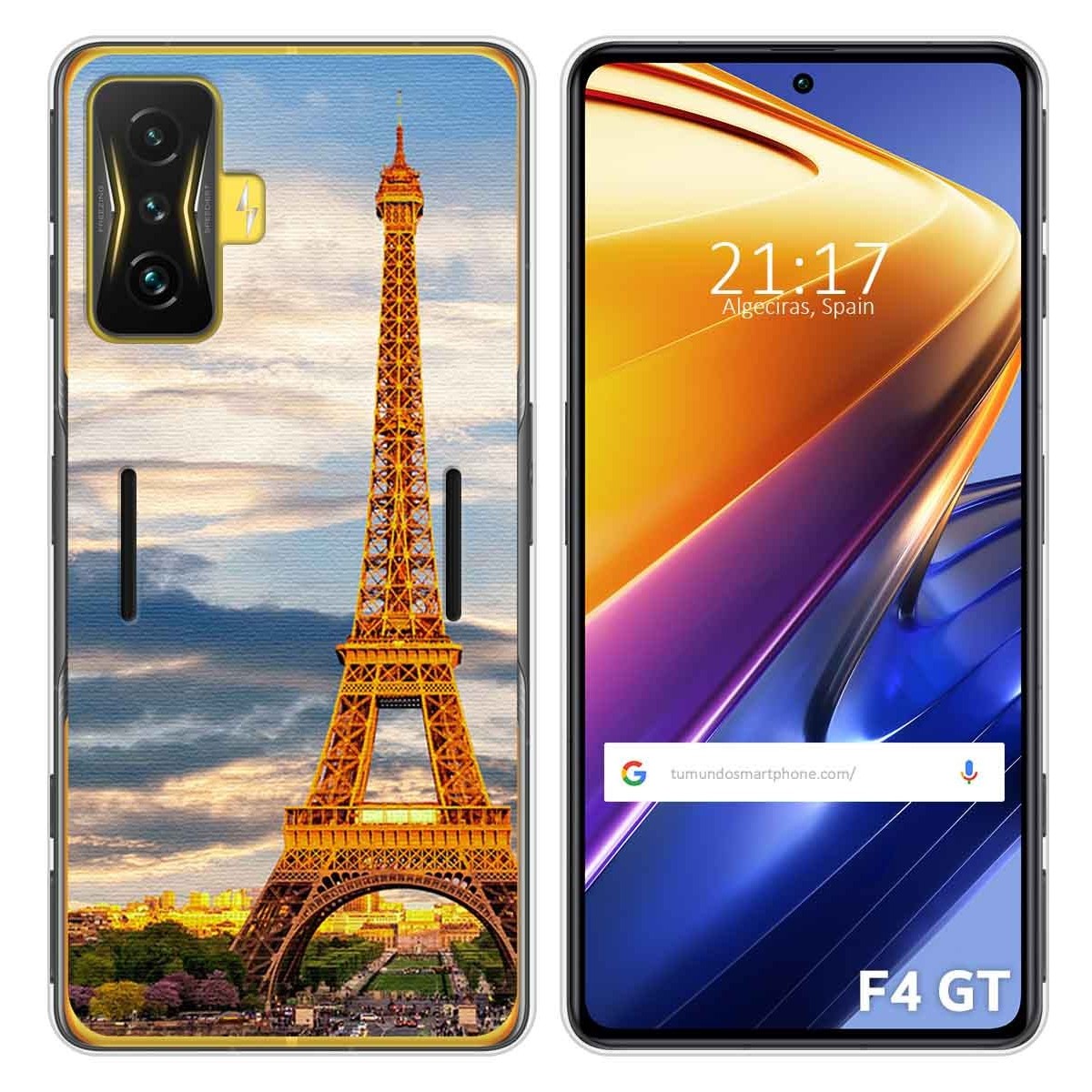 Funda Silicona para Xiaomi POCO F4 GT 5G diseño Paris Dibujos