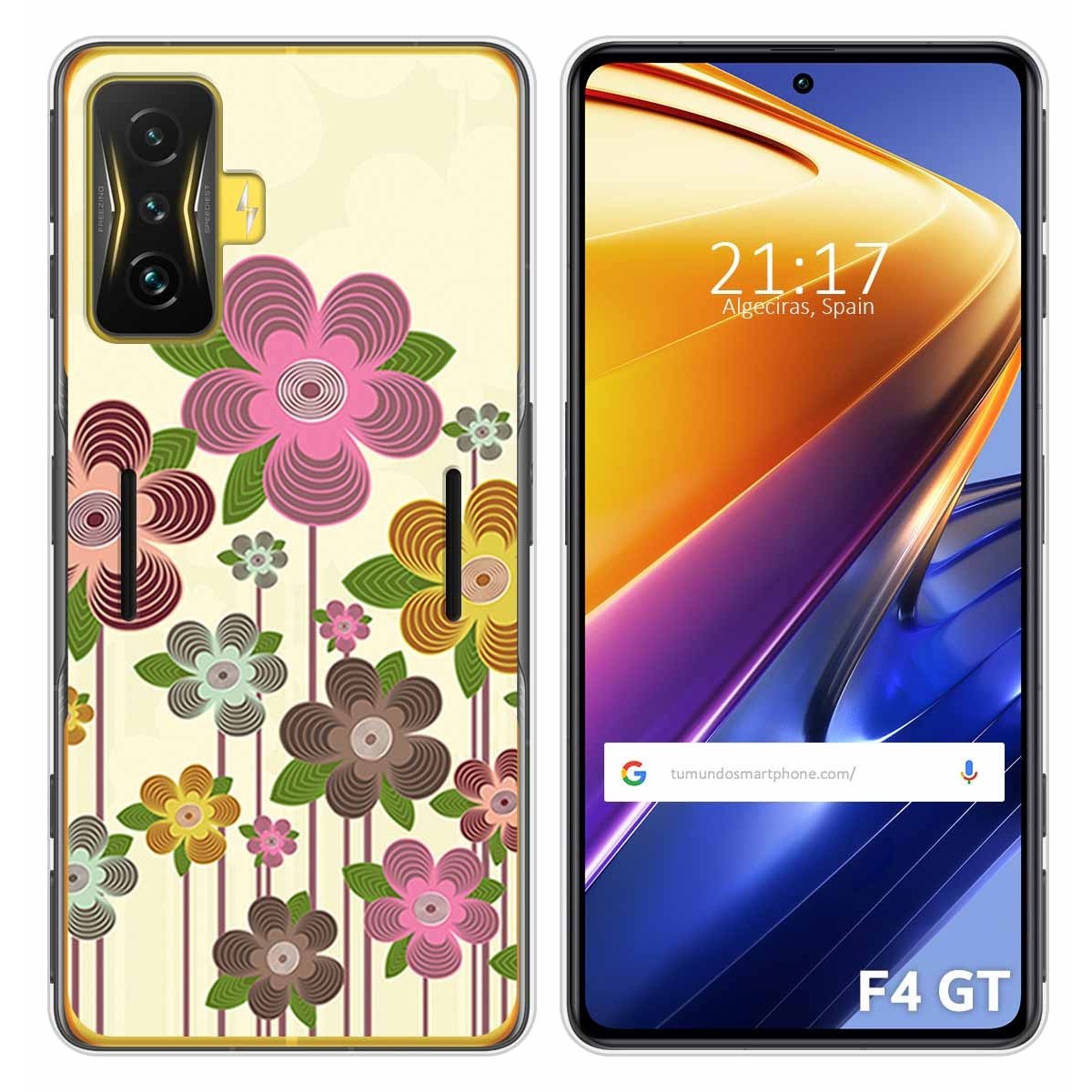 Funda Silicona para Xiaomi POCO F4 GT 5G diseño Primavera En Flor Dibujos