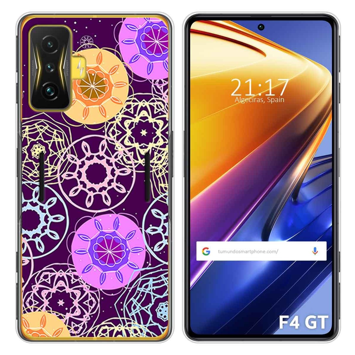 Funda Silicona para Xiaomi POCO F4 GT 5G diseño Radial Dibujos