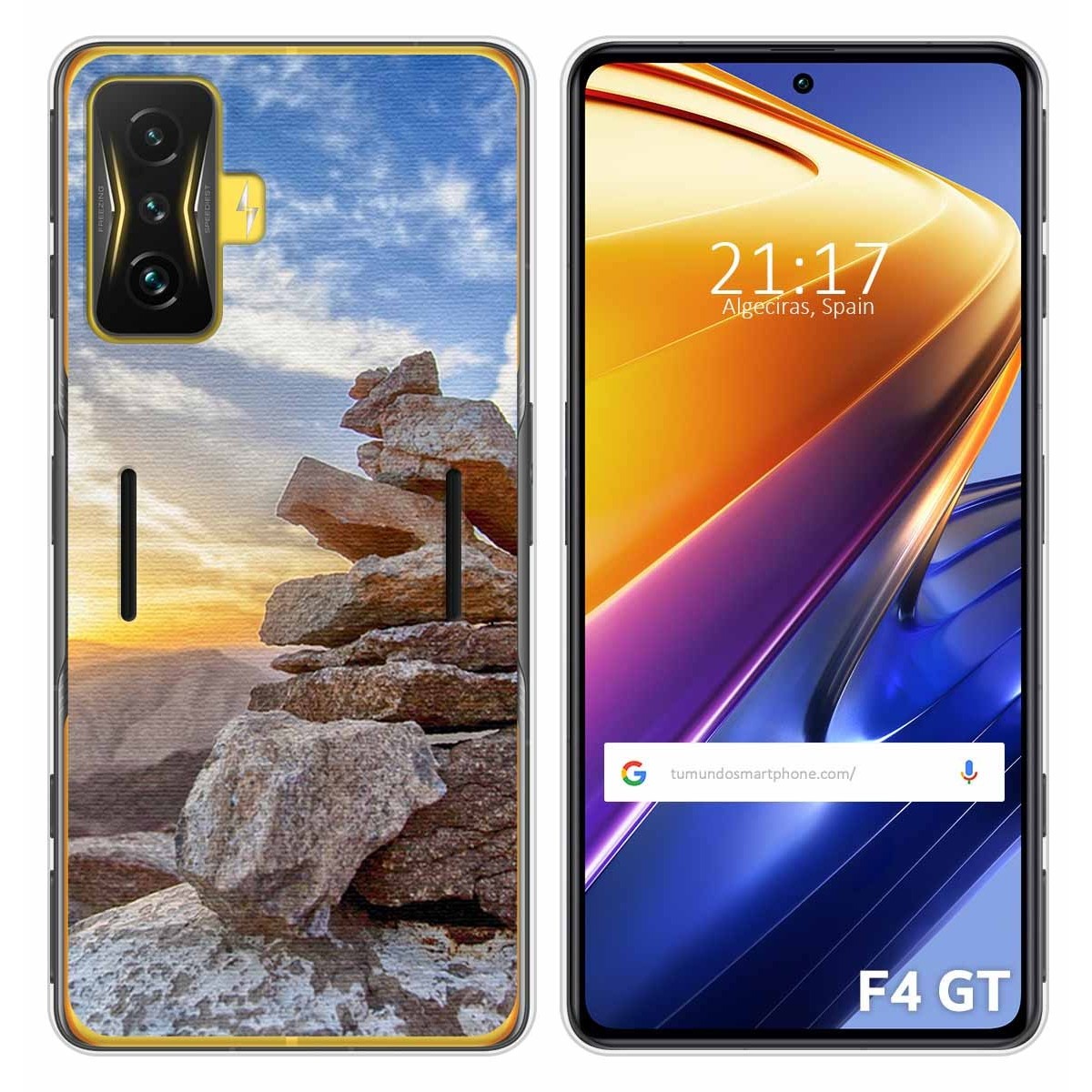 Funda Silicona para Xiaomi POCO F4 GT 5G diseño Sunset Dibujos