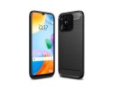 Funda Gel Tpu Tipo Carbon Negra para Xiaomi Redmi 10C