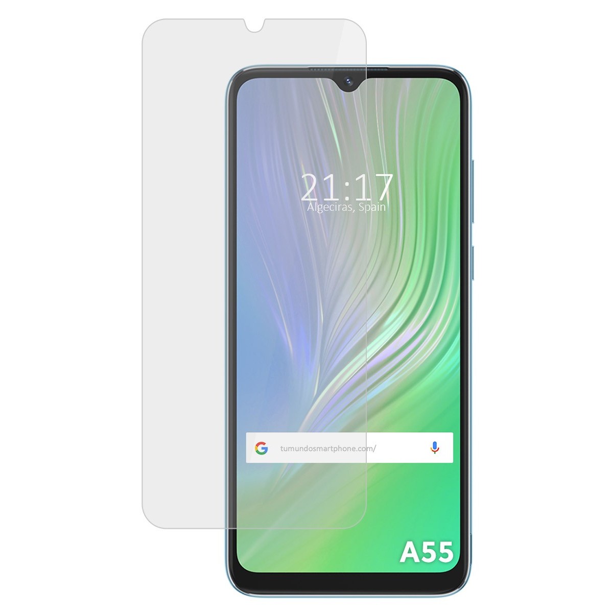 Protector Cristal Templado para Blackview A55 Vidrio