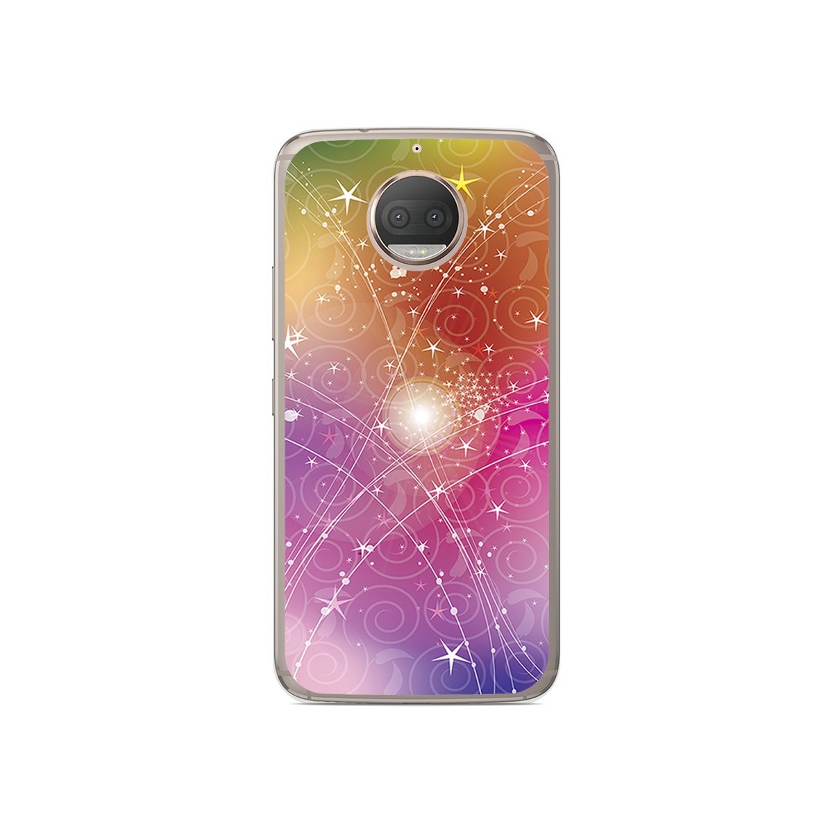 Funda Gel Tpu para Motorola Moto G5S Plus Diseño Abstracto Dibujos