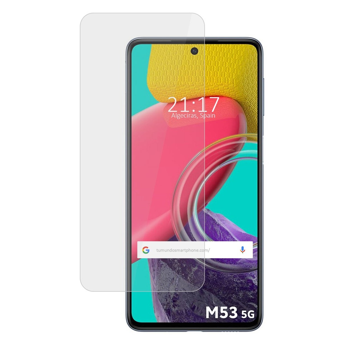 Protector Cristal Templado para Samsung Galaxy M53 5G Vidrio