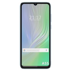 Protector Cristal Templado Completo 5D Full Glue Negro para Blackview A55 Vidrio 2