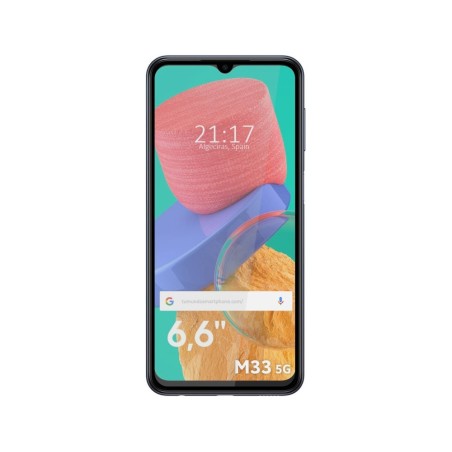 Protector Cristal Templado Completo 5D Full Glue Negro para Samsung Galaxy M33 5G Vidrio