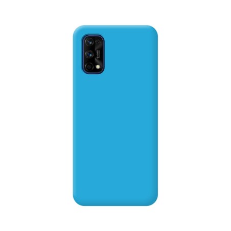 Funda Silicona Líquida Ultra Suave para Realme 7 Pro color Azul