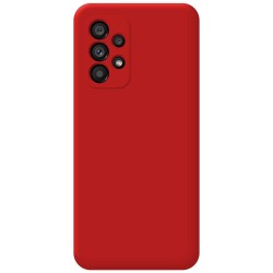 Funda Silicona Líquida Ultra Suave para Samsung Galaxy A33 5G Color Roja 2