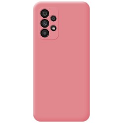 Funda Silicona Líquida Ultra Suave para Samsung Galaxy A33 5G Color Rosa