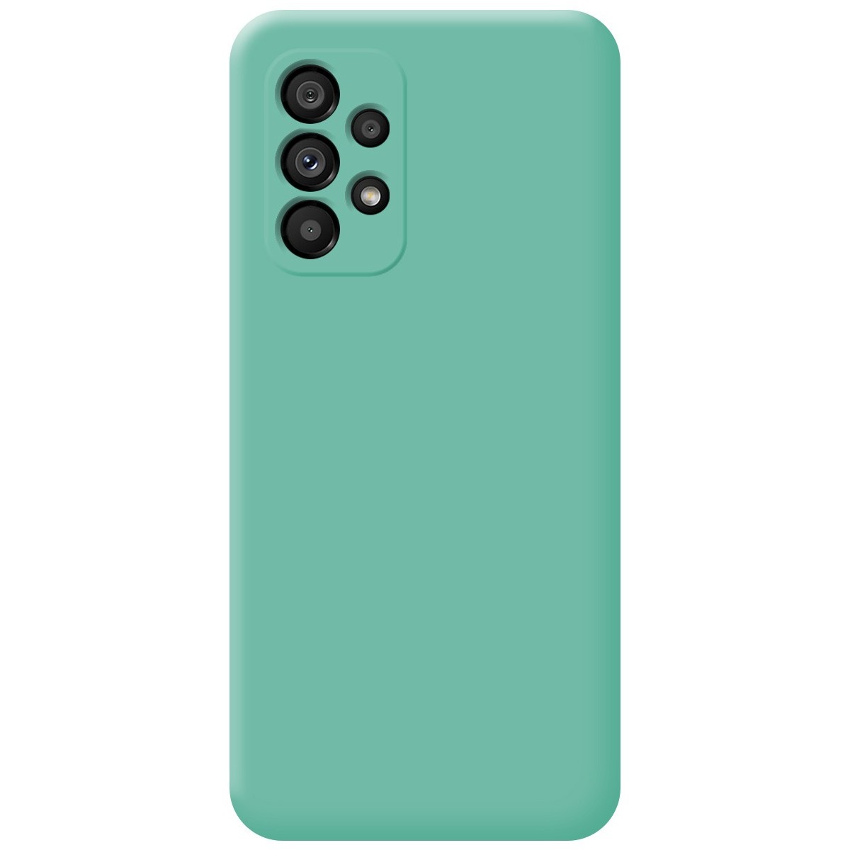 Funda Silicona Líquida Ultra Suave para Samsung Galaxy A33 5G Color Verde