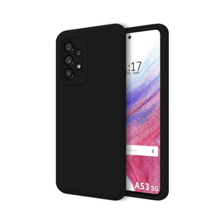 Funda Silicona Líquida Ultra Suave para Samsung Galaxy A53 5G Color Negra