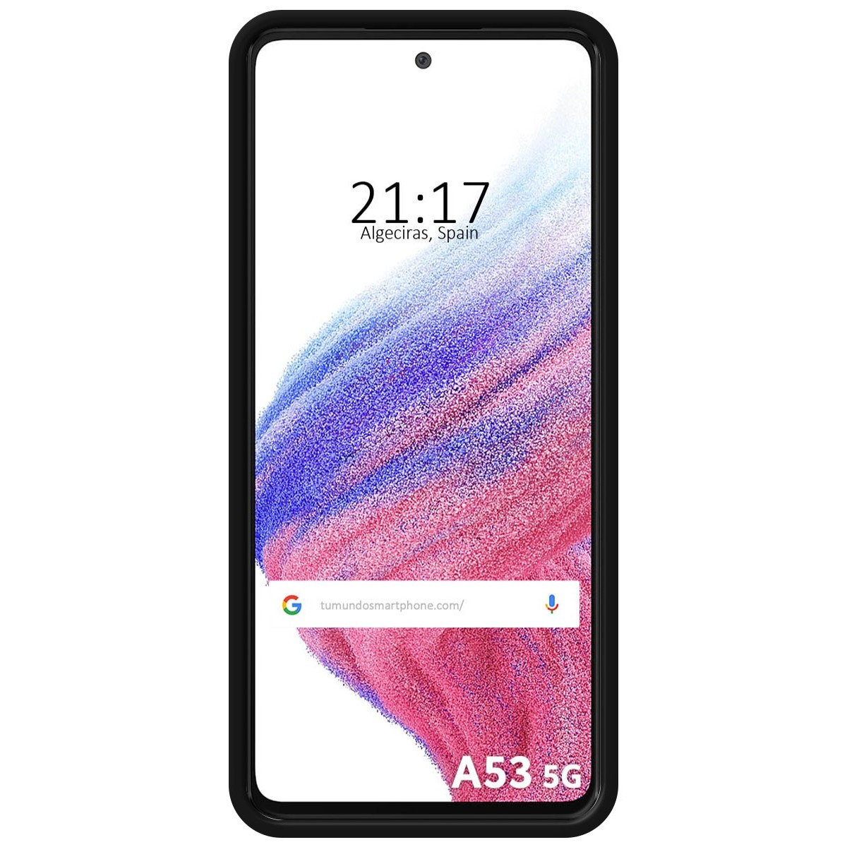 Funda Silicona Líquida Ultra Suave para Samsung Galaxy A53 5G Color Negra