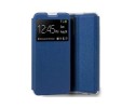 Funda Libro Soporte con Ventana para Oppo A15 color Azul