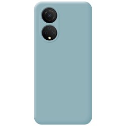Funda Silicona Líquida Ultra Suave para Huawei Honor X7 color Azul 2