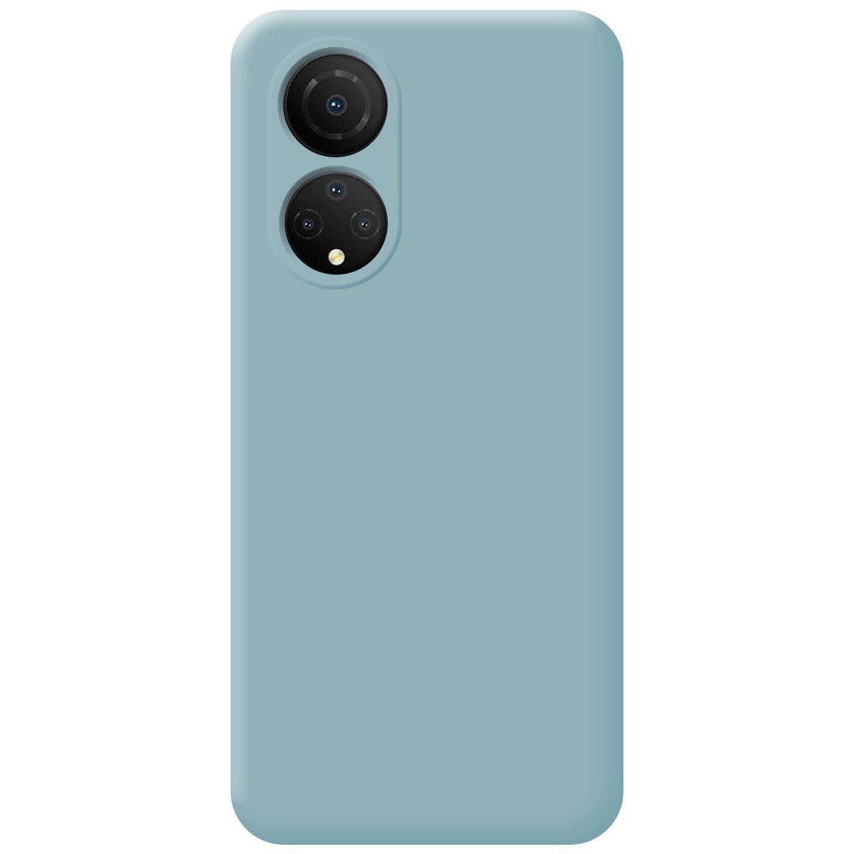 Funda Silicona Líquida Ultra Suave para Huawei Honor X7 color Azul