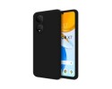 Funda Silicona Líquida Ultra Suave para Huawei Honor X7 color Negra