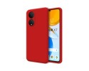 Funda Silicona Líquida Ultra Suave para Huawei Honor X7 color Roja