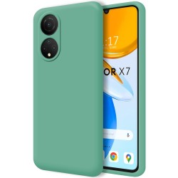 Funda Silicona Líquida Ultra Suave para Huawei Honor X7 color Verde