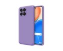 Funda Silicona Líquida Ultra Suave para Huawei Honor X8 color Morada