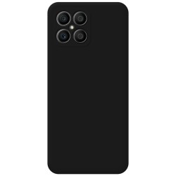 Funda Silicona Líquida Ultra Suave para Huawei Honor X8 color Negra 2